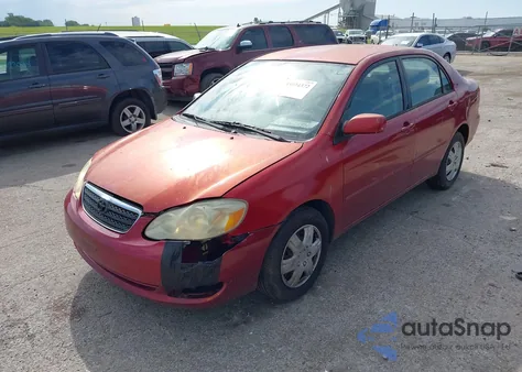 2006 Toyota Corolla Le из США, поврежденный, VIN JTDBR32E860065664